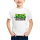 Детская футболка с логотипом Plants vs zombies