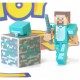 Игрушка Стив из Minecraft  с алмазным кубиком