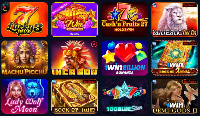 1win Slot machines