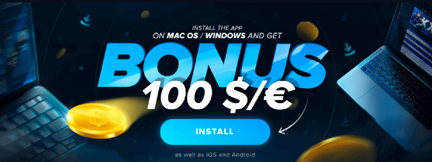 1win app install bonus 